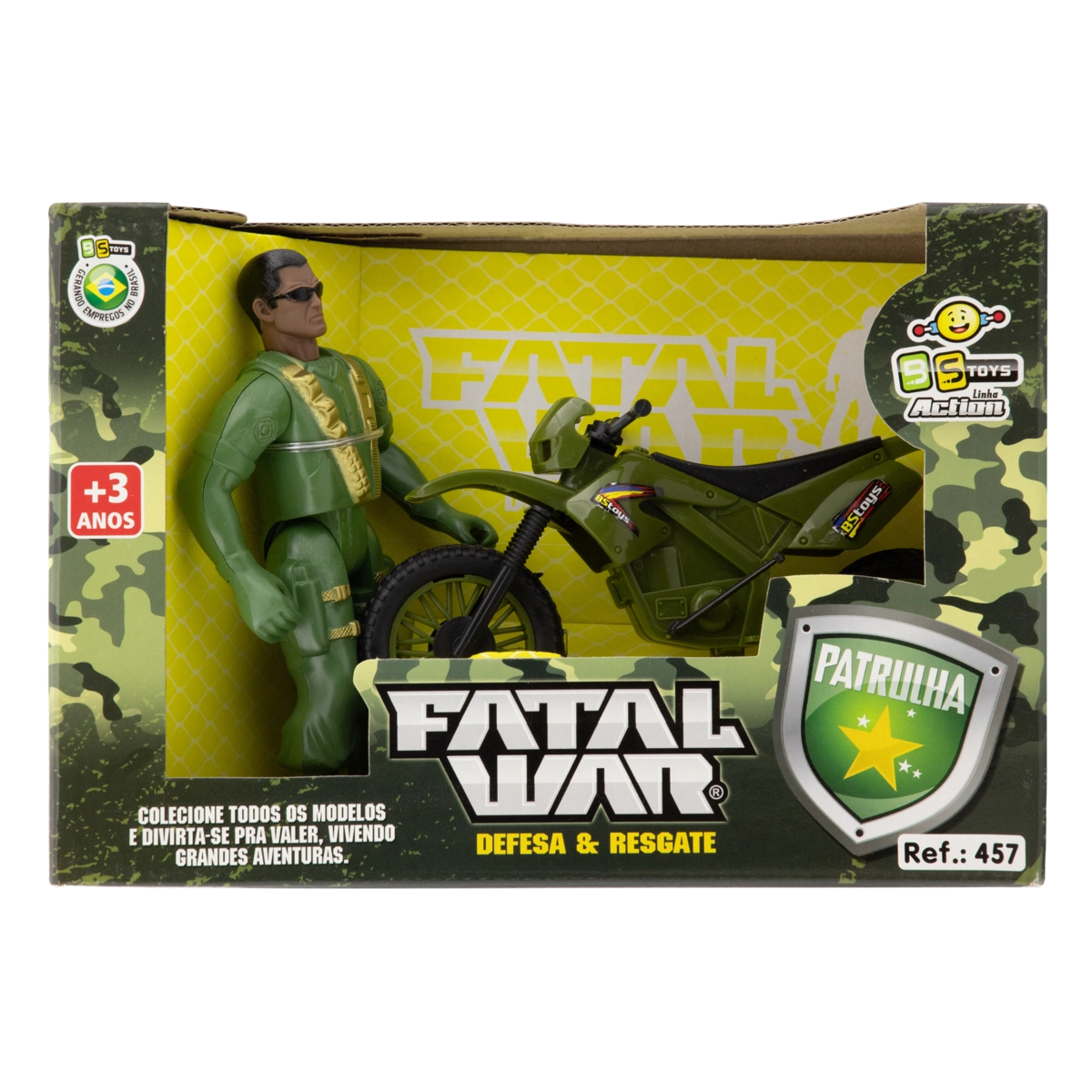 Brinquedo Colecionável Fatal War Bs Toys Action