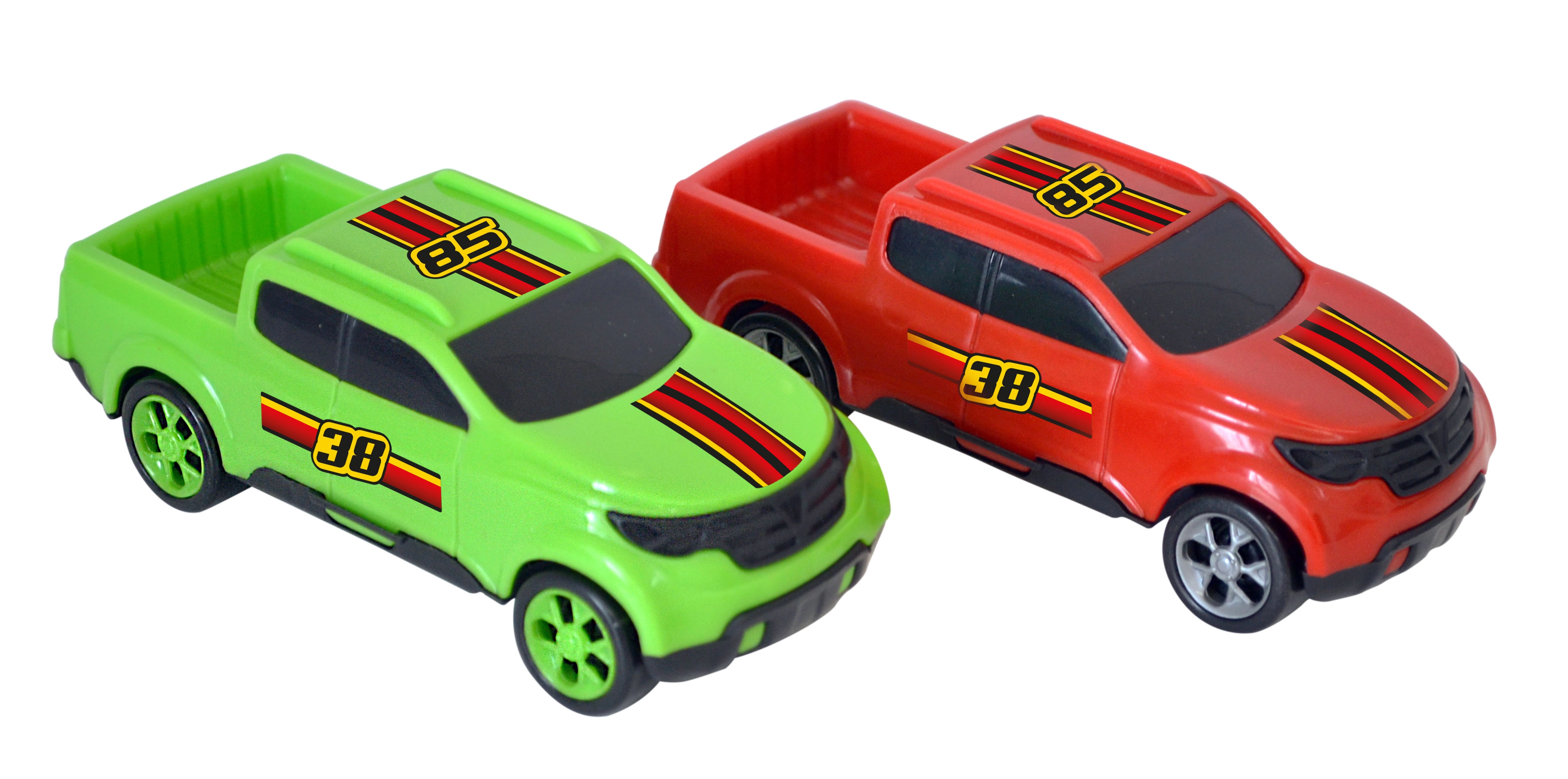 Kit c/ 2 Carrinho Pick-Up Collection 13cm, Bs Toys 487, +3 Anos - 144120