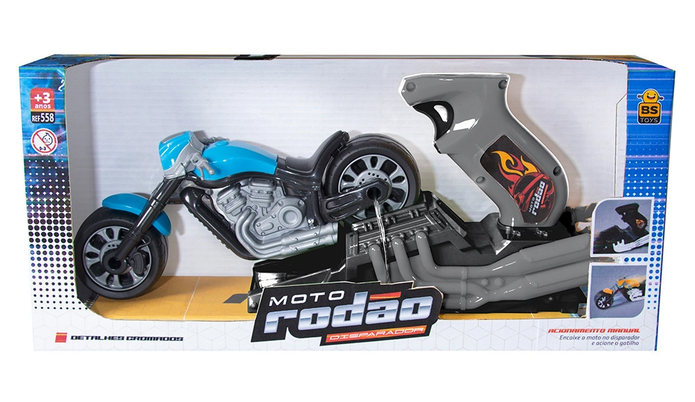 Disparador Moto Rodão - Bs Toys
