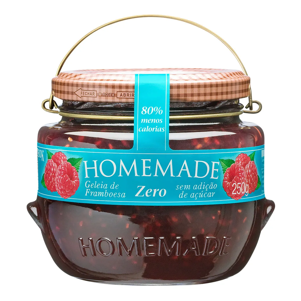 Geleia Homemade Zero 250gr Framboesa