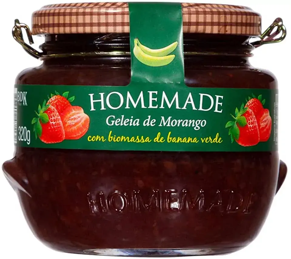 Geleia Homemade Mor.c/bio Massa Ban.320gr