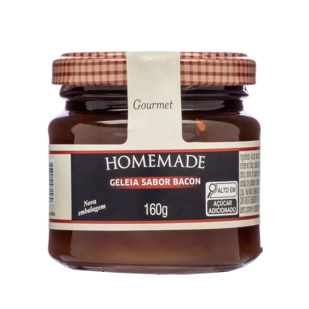 Geleia Bacon Homemade Gourmet Vidro 180g