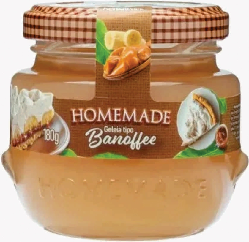 Geleia Homemade 180g Tp Banoffee