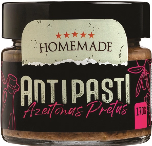 Antepasto Homemade 170g Azeitona Preta