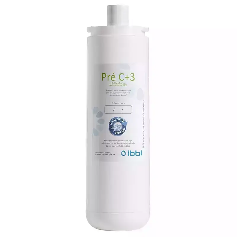 Refil Filtro IBBL Pré C+3 Original para Modelos PFN 2000, PDF e Smart H2O