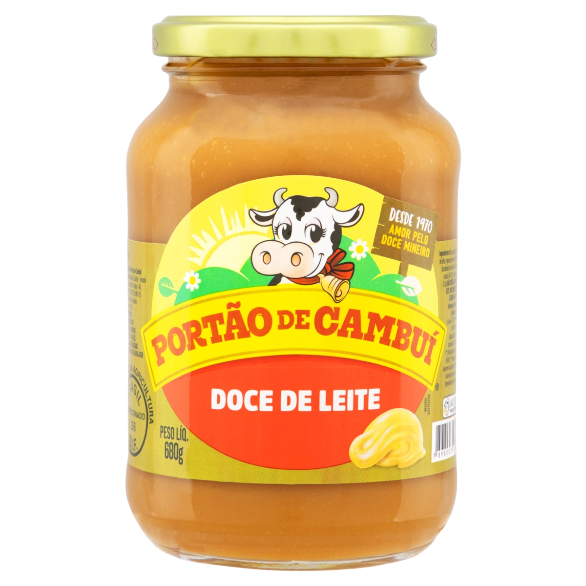 Doce De Leite Portão De Cambuí Vidro 680g