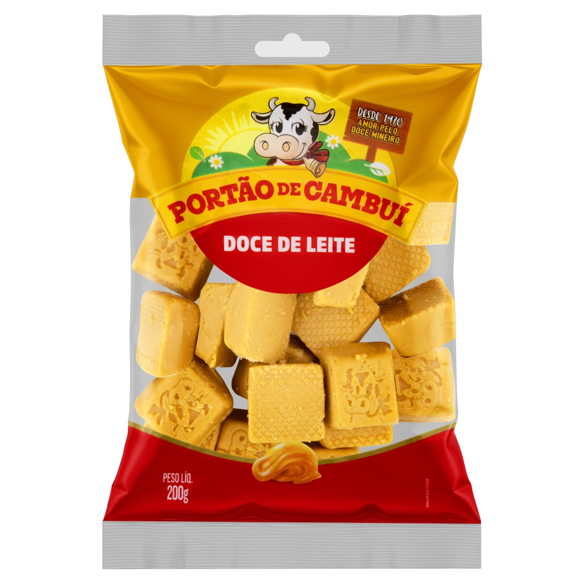 Doce de Leite Tradicional PORTÃO DO CAMBUÍ Pacote 200g