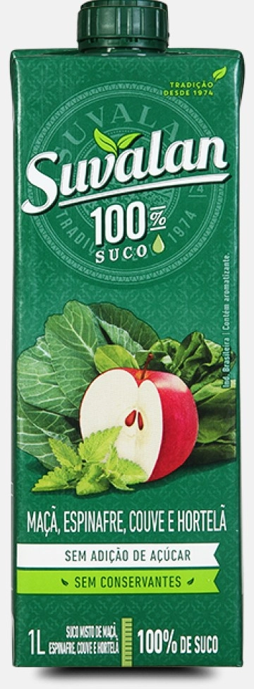 Suco Suvalan Maca/esp/couve/hort 1l