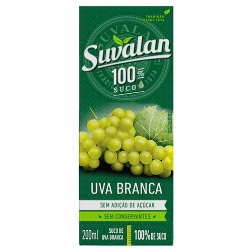 Suco Suvalan Uva Branco 100