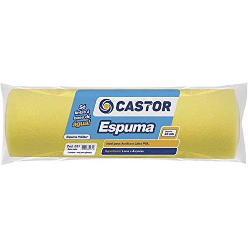 Rolo de Espuma 23cm Amarelo