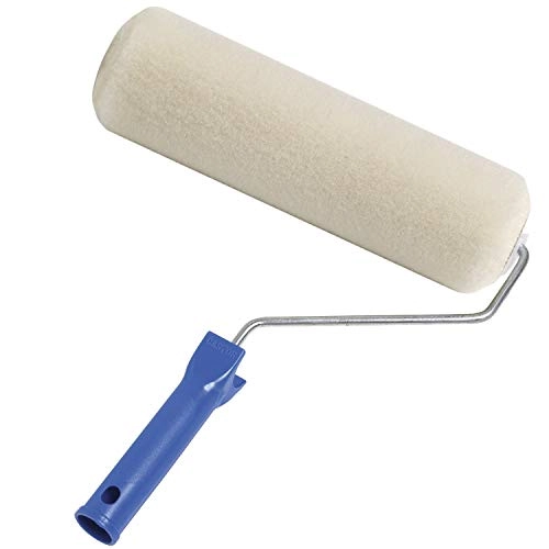 Rolo de Lã Mista Master 23cm com Cabo Azul E Branco