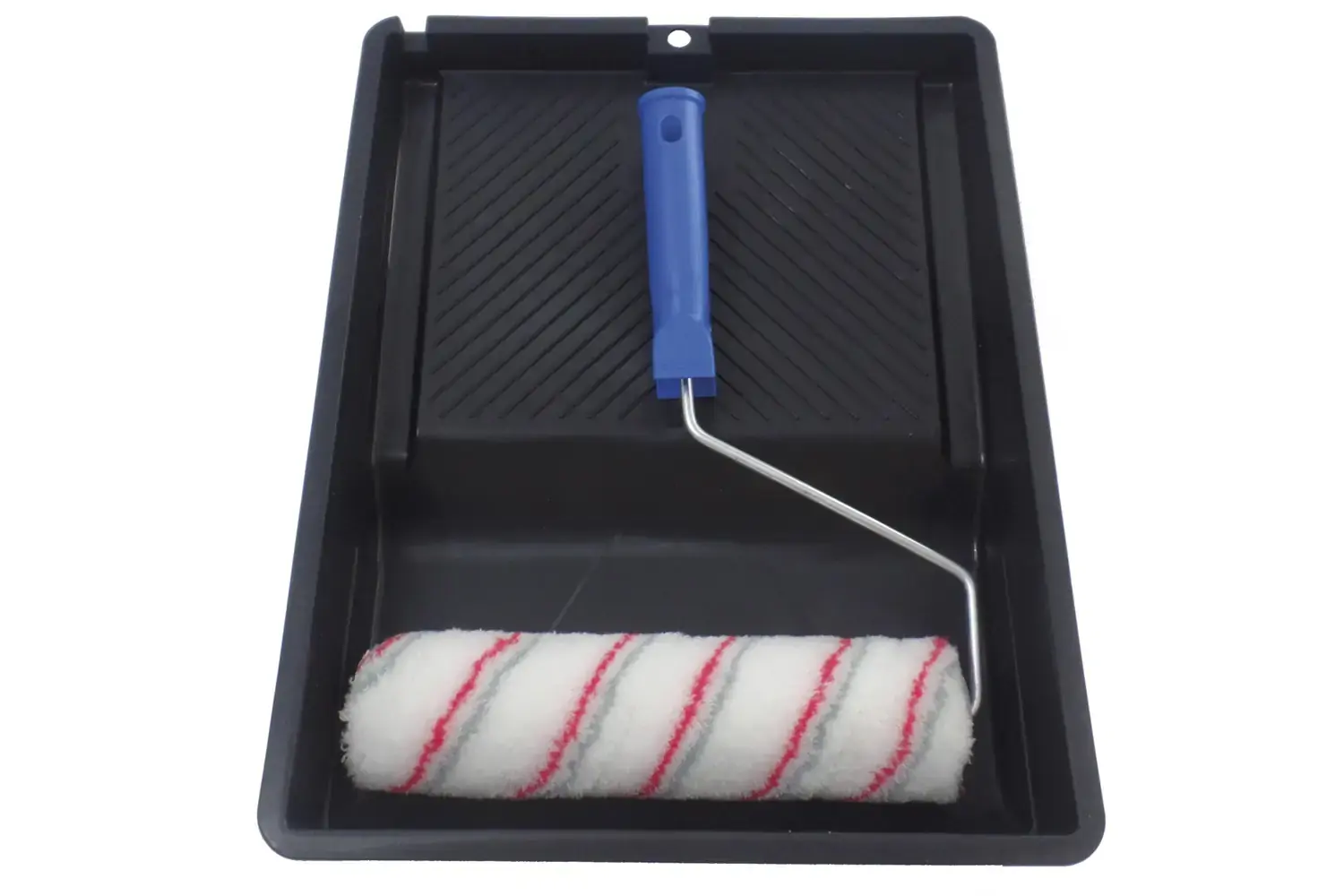 Kit para Pintura Não Respinga Econômico com 3 Peças Preto E Azul