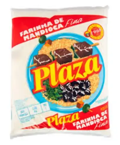 Farinha Plaza 500gr Mandioca Fina Pct