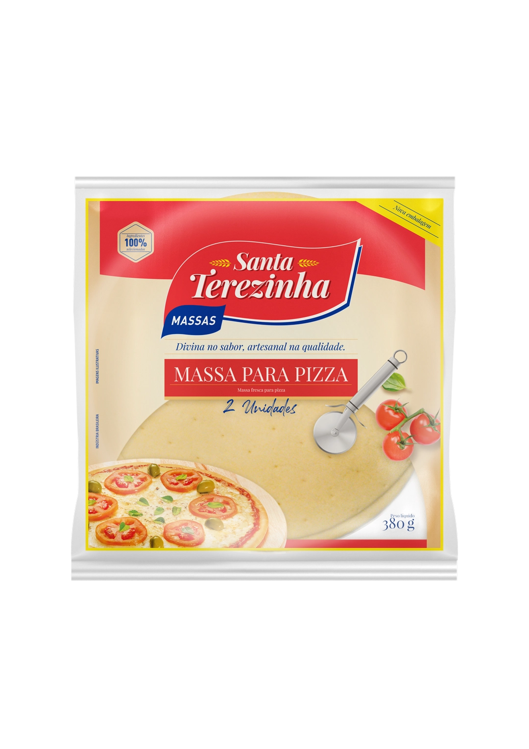 Massas Santa Terezinha Pizza C/2 Unidade