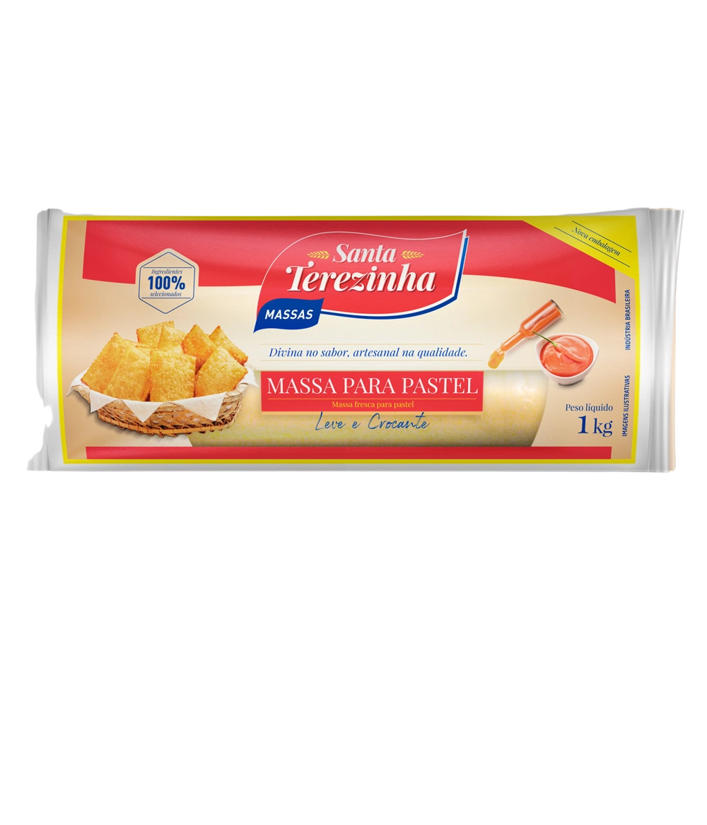 Massa Santa Terezinha 1kg Pastel