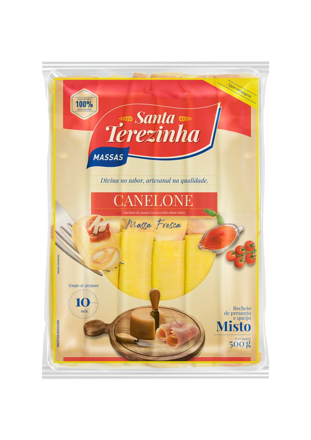 Massa Santa Terezinha Canelone Pres/qjo