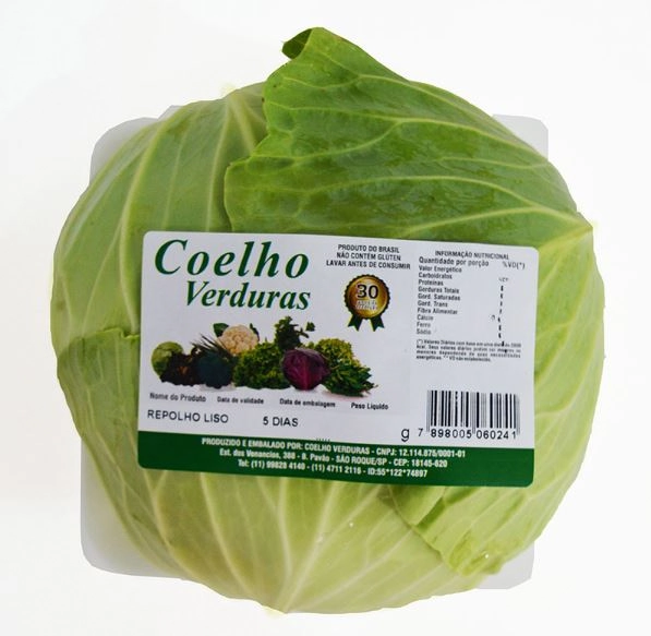 Repolho Verde Hidrop.unidade