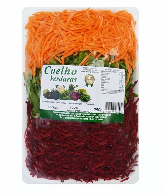 Salada 3cores Coelho