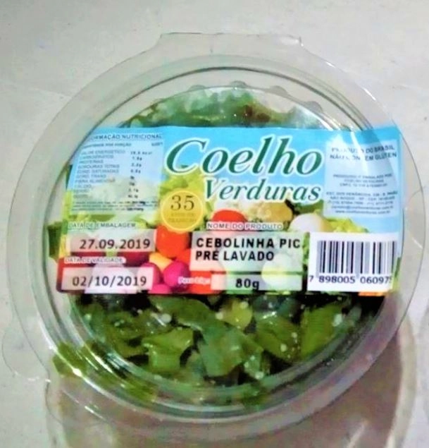 Cebolinha Picado Pote Coelho 80gr