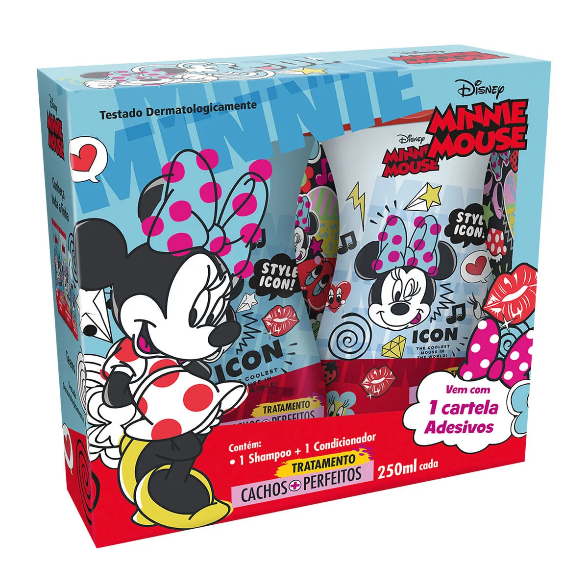 Kit Sh Cond 250ml Minnie Cachos Perfeitos