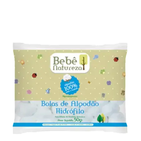 Algodao Bebe Natureza Bola 50gr