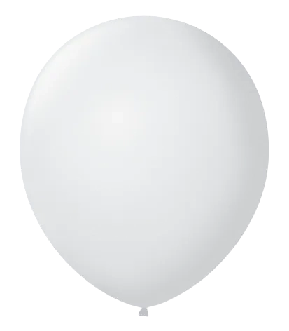 Balao Moranguinho C/50 Liso Branco