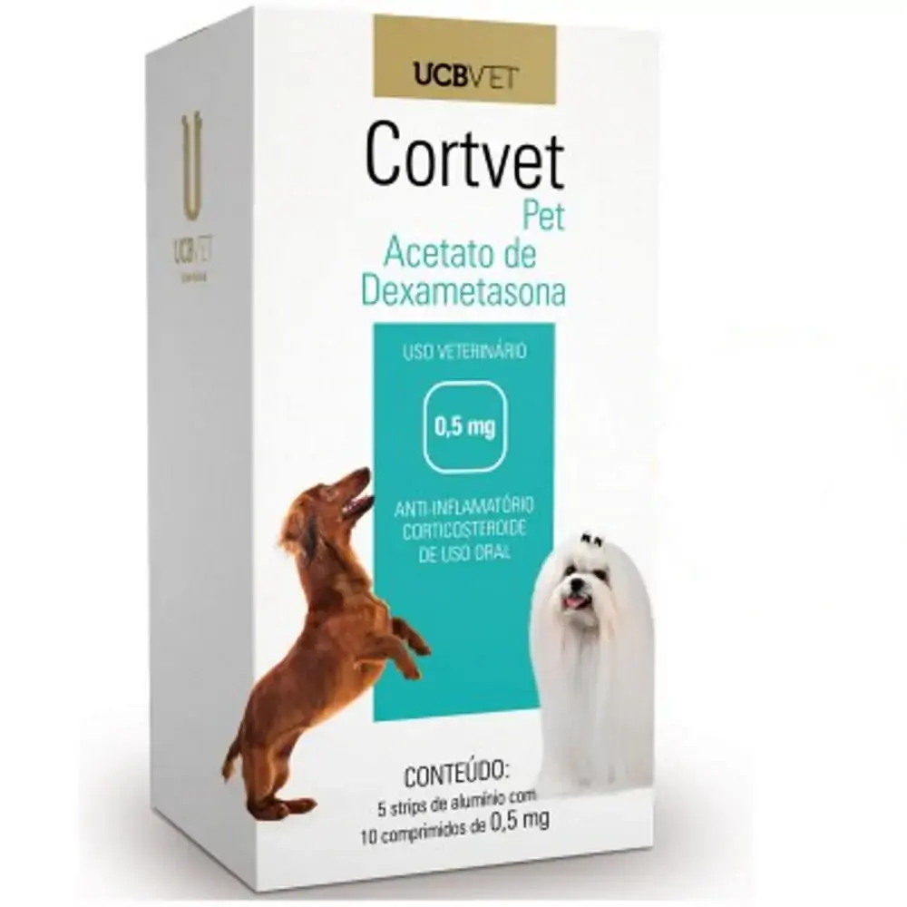 Ucbvet Cortvet Pet 1strip 10 Cps 0,5mg