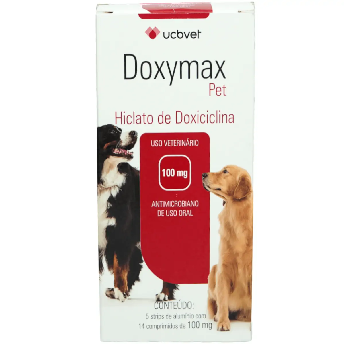 Doxymax Pet 100mg Para Cães Com 70 Comprimidos ucbvet