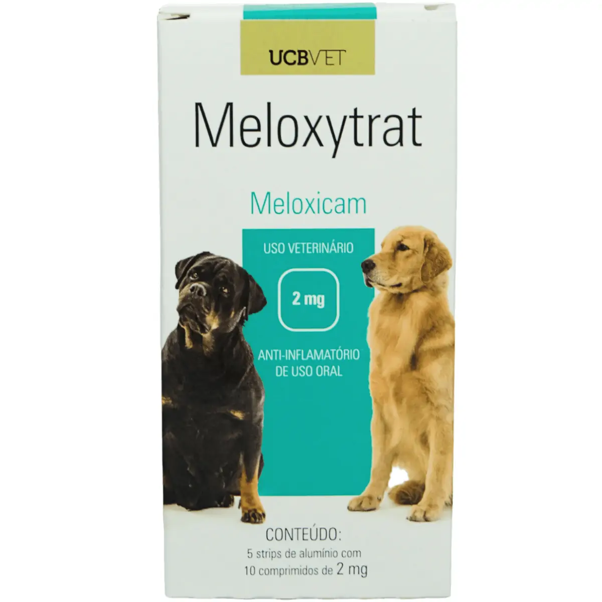 Meloxytrat 2mg Com 50 Comprimidos Para Cães ucbvet