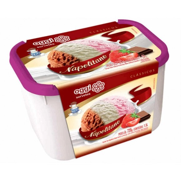Sorvete Oggi 1,5l Napolitano