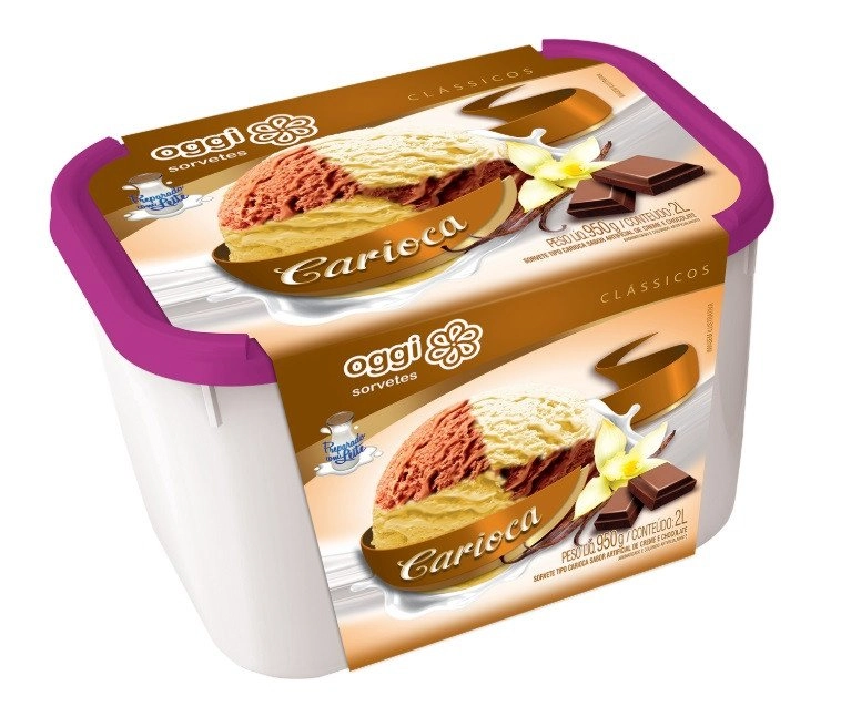 Sorvete Oggi 1,5l Carioca