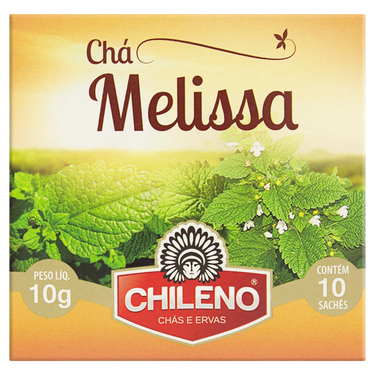 Chá De Melissa Chileno Caixa 10g 10 Unidades