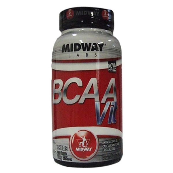 Esportivo Midway Bcaa Vit Pote 100 Tabletes
