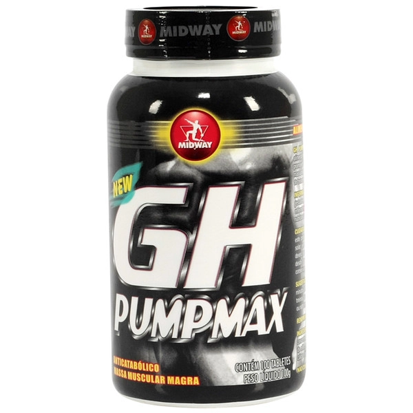 Esportivo Midway Gh Pumpmax Pote 100 Tabletes