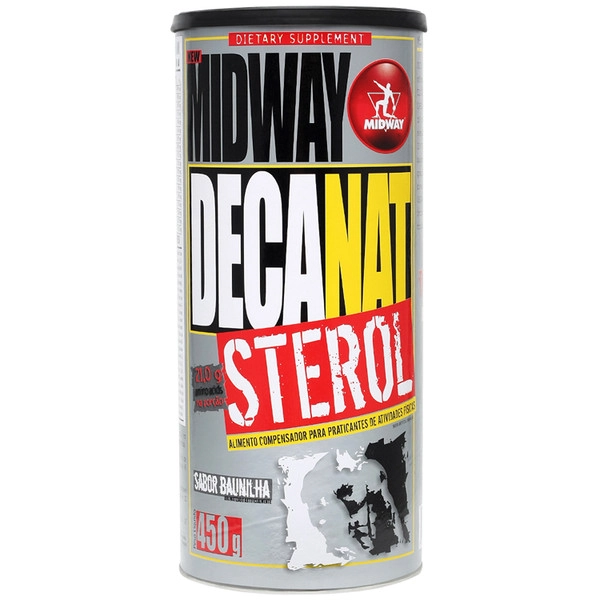 Esportivo Midway Decanat Sterol Lata Pó 450 Gramas