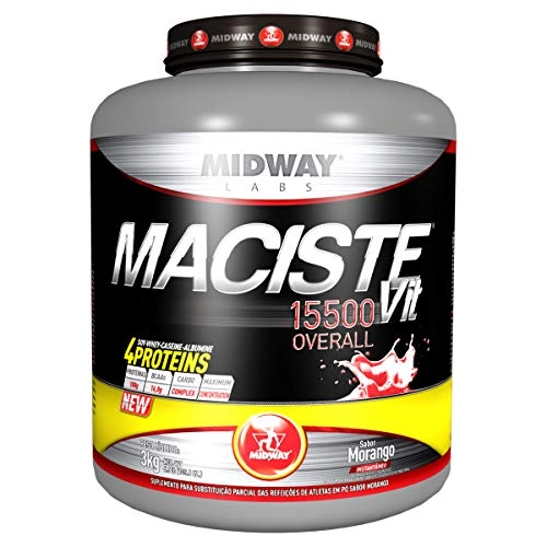 Midway Ganha Peso Maciste Vit 3kg Morango