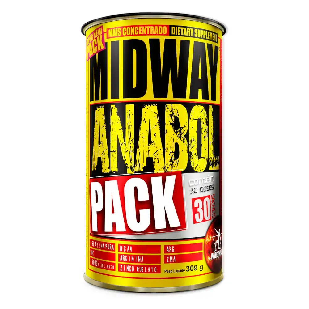 Esportivo Midway Anabol Pack Lata 30 Packs