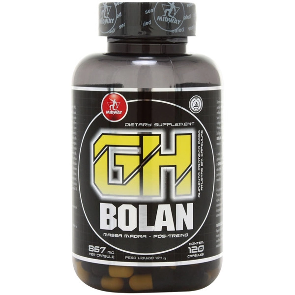 Esportivo Midway Gh Bolan Pote 120 Cápsulas