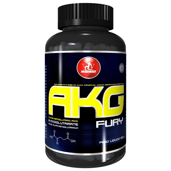 Esportivo Midway Akg Fury Pote Pó 120 Gramas