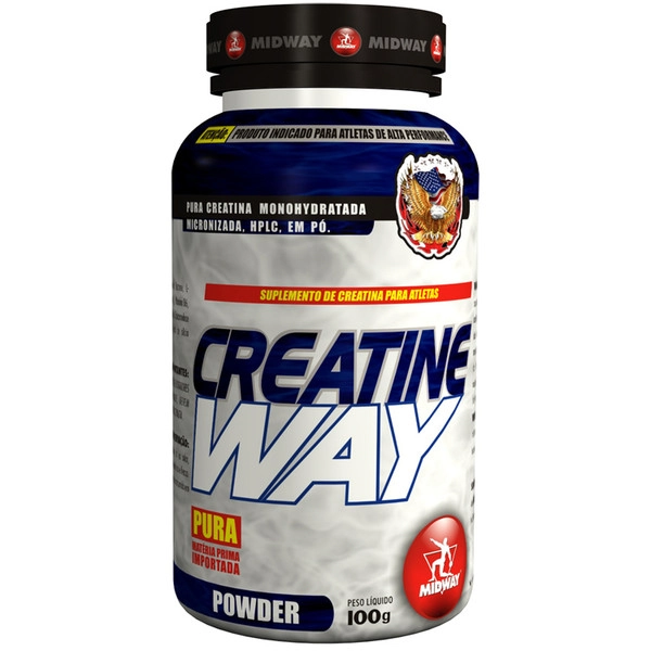 Esportivo Midway Creatine Way Pote Pó 100 Gramas