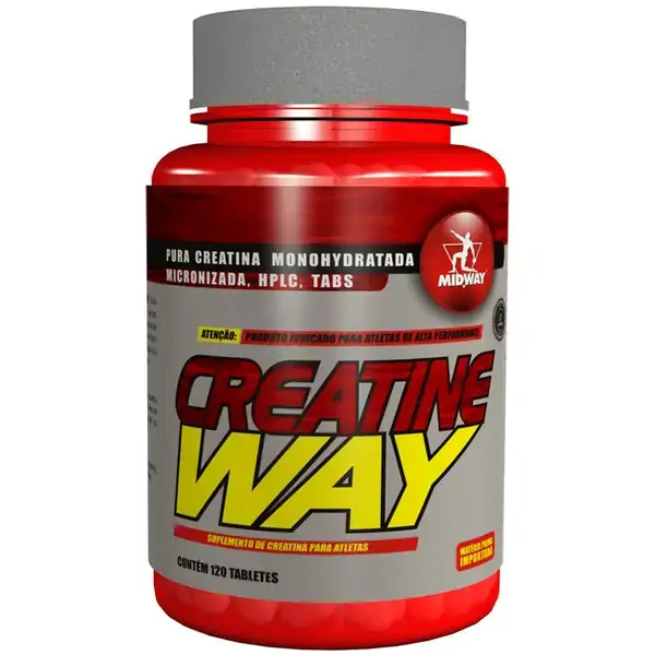 Esportivo Midway Creatine Way Pote 120 Tabletes