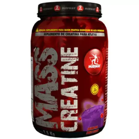 Esportivo Midway Mass Creatine Pote Pó 1500 Gramas