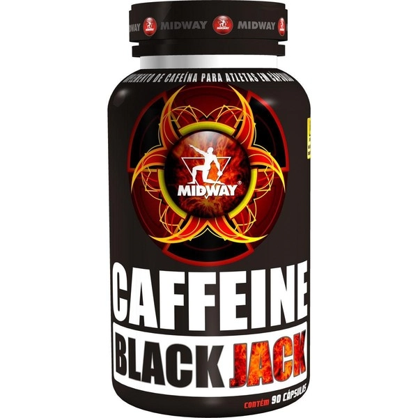 Esportivo Midway Caffeine Black Jack Pote 90 Cápsulas
