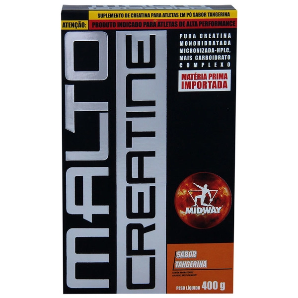 Esportivo Midway Malto Creatine Caixa Pó 400 Gramas