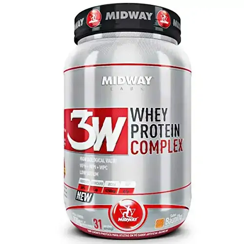 3w Whey Protein 930g Baunilha Midway