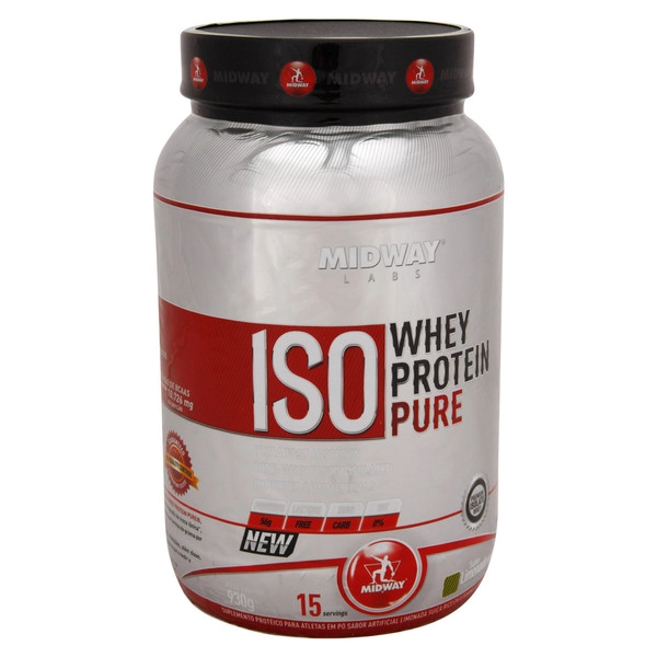Esportivo Midway Iso Whey Protein Pure Pote Pó 930 Gramas