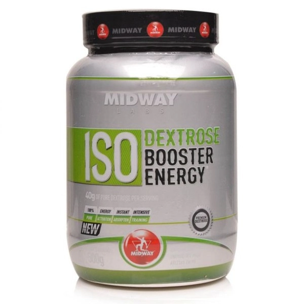 Esportivo Midway Iso Dextrose Booster Energy Pote Pó 500 Gramas