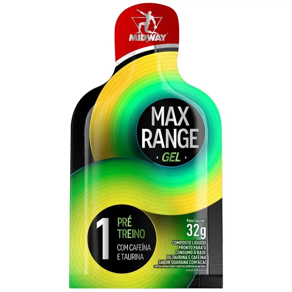 Midway Max Range Gel 1 Pre Treino 32g