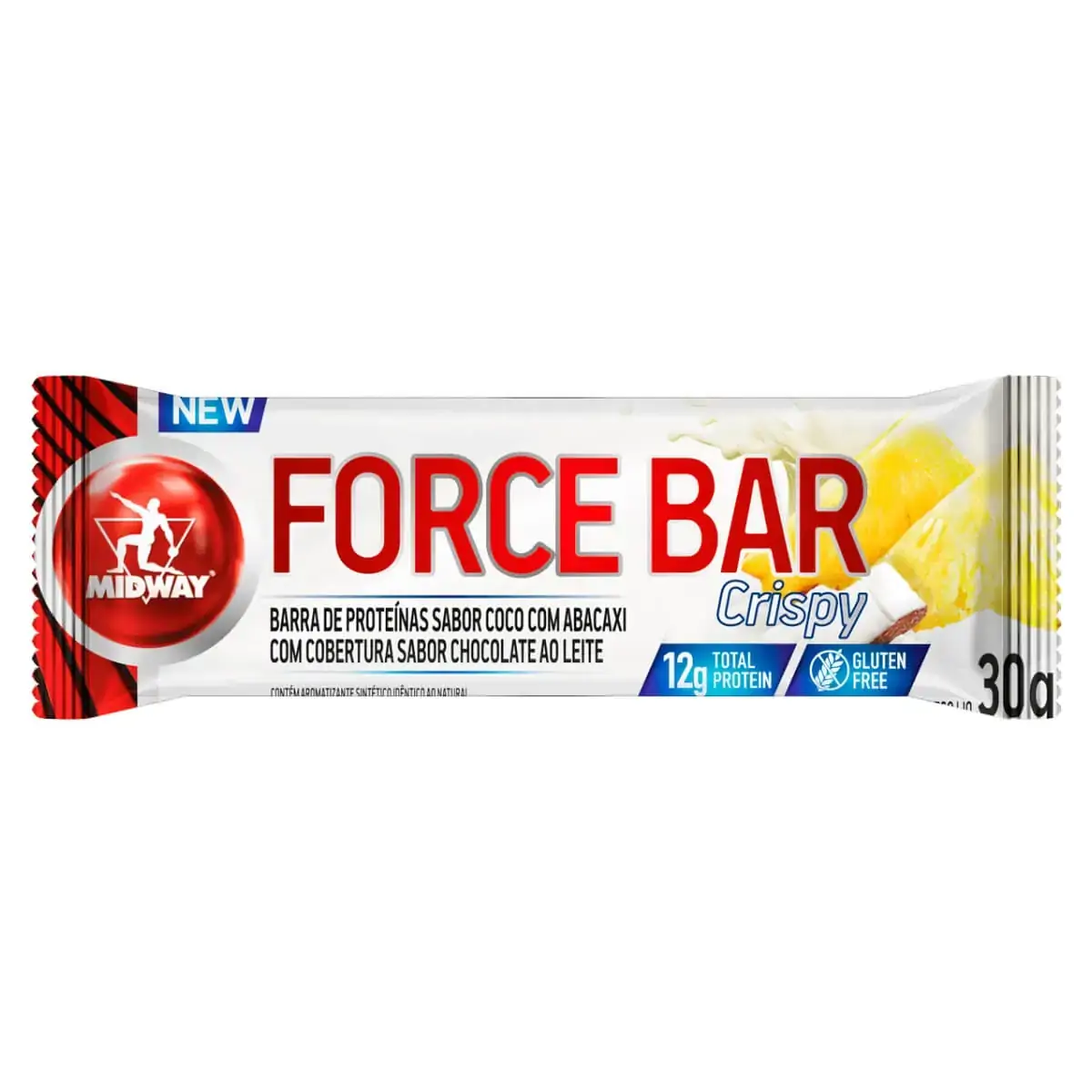Force Bar Protein Coco Com Abacaxi 30g Midway