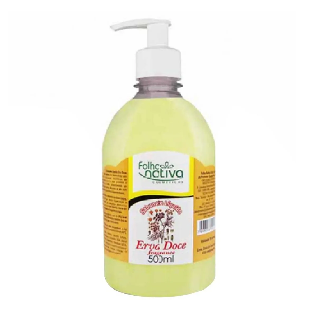 Sabonete Liquido Folha Nativa Erva Doce 500ml